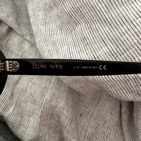 Celine oval cateye sunglasses in black - Picture 4 of 5